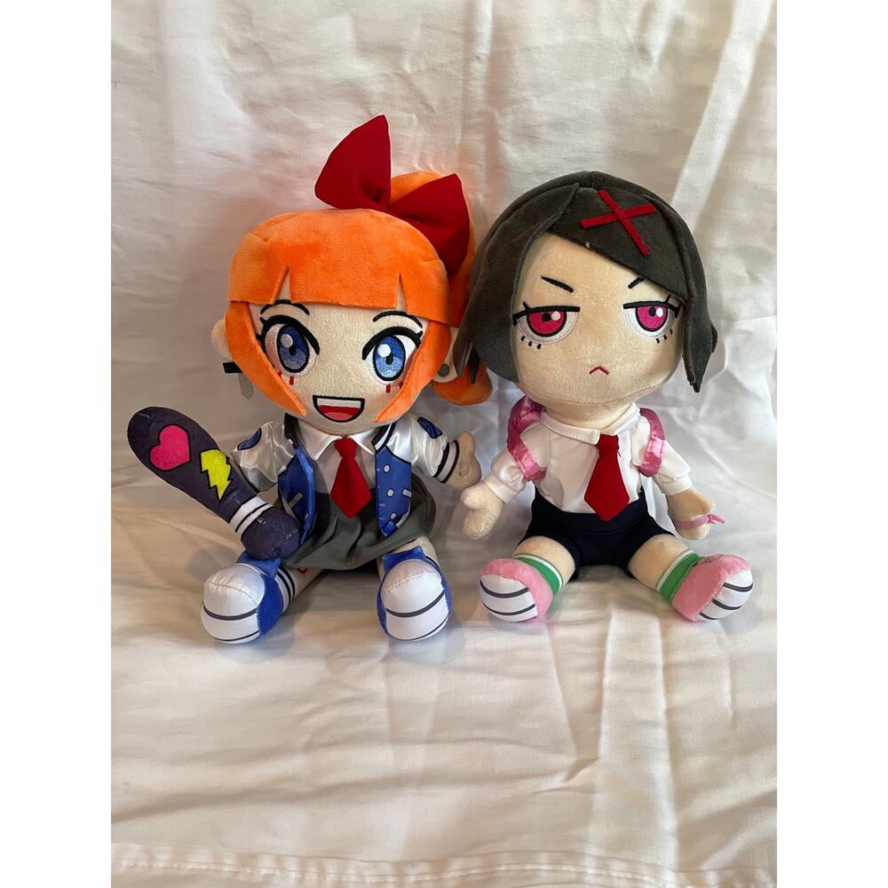 Fangamer River City Girls Misako and Kyoko Stuffed Plush Set 2021 w/ Accessories